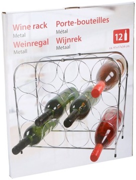 МЕТАЛЛИЧЕСКАЯ ПОДСТАВКА ДЛЯ ВИНА НА 12 БУТЫЛОК 2177