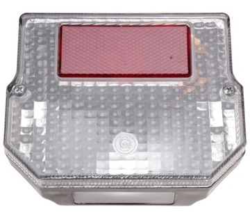 MZ ETZ SIMSON ЗАДНИЙ ФОНАРЬ, КВАДРАТНЫЙ, БЕЛЫЙ ФОНАРЬ