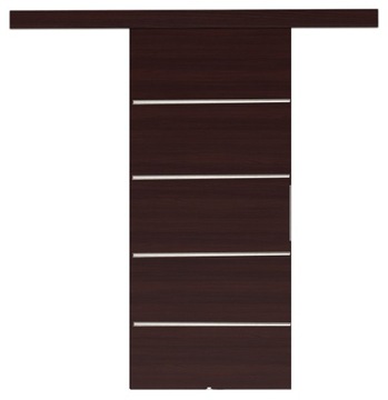 Drzwi przesuwne 90 EKO-5 kasztan wenge