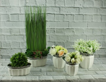 Керамическая ваза «Белая волна» от DEcodomi