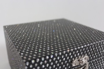 Шкатулка-шкатул ЧЕРНЫЙ 14X14X8 см