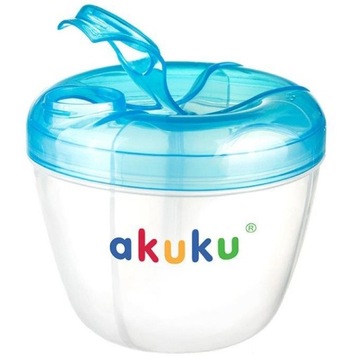 AKUKU Pojemnik DOZOWNIK na MLEKO 4 komory BLUE