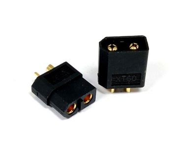 Konektor XT60 - para (gniazdo+wtyk) komplet BLACK