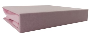 Prześcieradło z gumką 160x80 JERSEY RÓŻOWE OLKA