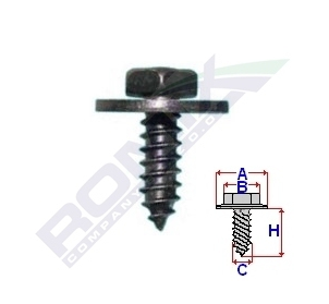 ROMIX 40523Z КРЕПЛИТЕЛЬНЫЙ ВИНТ 5 шт.