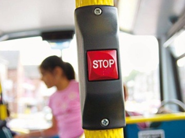 Sygnalizator STOP drzwi Autobus pasażer Tramwaj