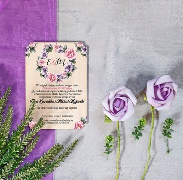 ДЕРЕВЯННЫЕ приглашения на свадьбу ВЫКРОЙКИ П