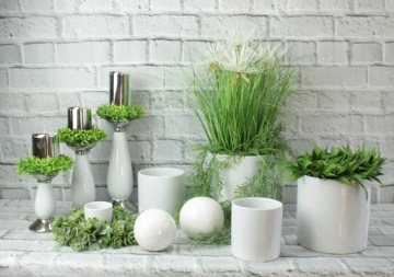 Керамическая ваза «Белая волна» от DEcodomi