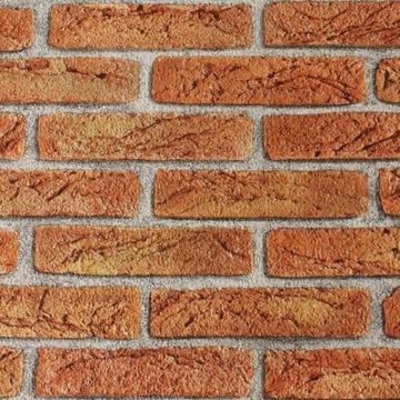 Tapeta CEGŁA CZERWONA CEGIEŁKA KAMIEŃ MUR 276811
