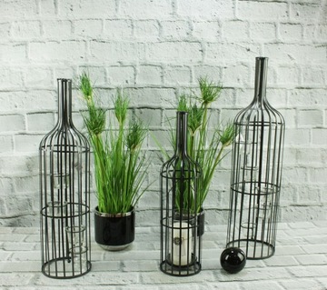 Подсвечник Lantern Glamour Crystals серебро H41