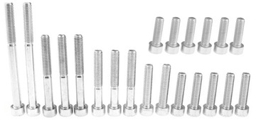 ŚRUBY SILNIKA WSK WFM 125 M06 KOMPLET - IMBUS