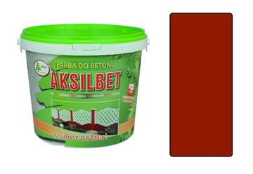 Farba Aksilbet do płotów betonu muru 2,5L czerwona