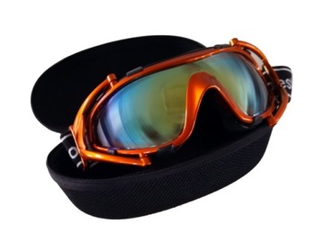 ODCHYLANE GOGLE NARCIARSKIE SNOWBOARD+ETUI - 03