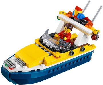 LEGO CREATOR 31064 3 В 1 ЗАТВОР ДЛЯ МОТОРНОЙ ЛОДКИ ГИДРОПЛАН