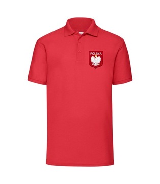 KOSZULKA MĘSKA POLO KIBICA POLSKA POLÓWKA r. XL