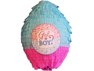 DUŻA PINIATA BOY OR GIRL_ BABY SHOWER XXL
