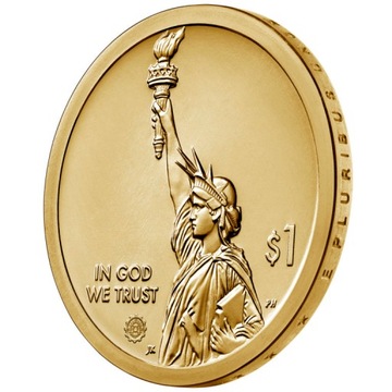 1 доллар США, Нью-Джерси, 2019 г., D № 4