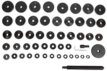 СЪЕМНИК ВТУЛКИ ПОДШИПНИКА ПРЕСС-АДАПТЕРЫ 18-74ММ 52 шт.