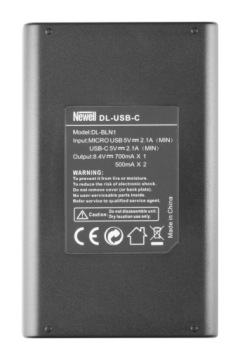 Двухканальное зарядное устройство Newell DL-USB-C BLN1 Olympus