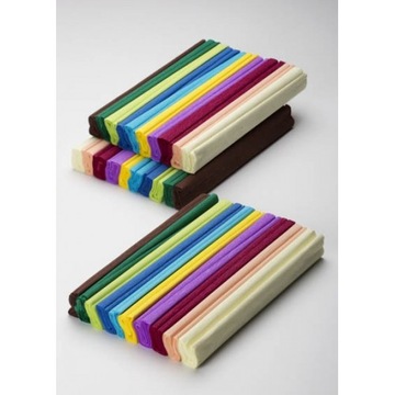 Папиросная бумага HAPPY COLOR CRIPPED 25x200, 10 цветов, микс