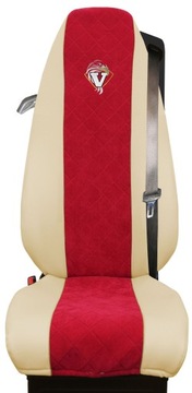 POKROWCE VOLVO FH OD 2002r SKÓRA/SZTRUKS 1 PAS TIR