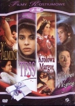 TESS-WICHROWE WZGÓRZA- VALMONT-KRÓLOWA MARGOT 4DVD