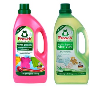 FROSCH EKO ZESTAW ŻELI DO PRANIA TK. KOLOR I BIAŁE