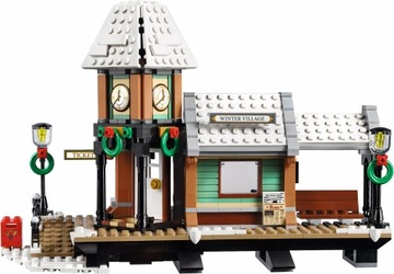 LEGO CITY 10259 ПЛАТФОРМА ЖЕЛЕЗНОДОРОЖНОГО ВОКЗАЛА ПУТЕВАЯ СТАНЦИЯ