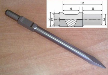 Шестигранник 30 мм, 30 х 400 мм
