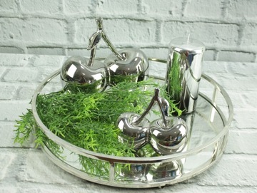 Серебряная гламурная керамическая крышка для цветочного горшка H15