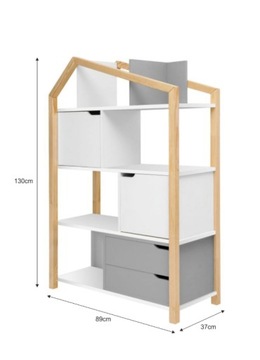 Детский книжный шкаф Bellamy Manhattan Phoebe
