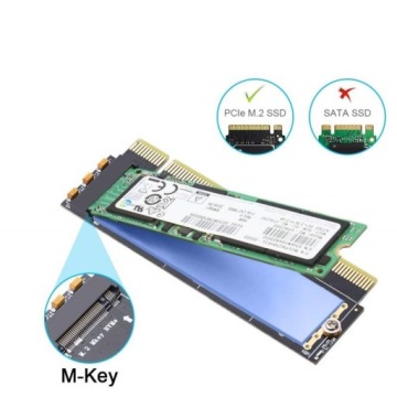 Адаптер M.2 NVMe NGFF M Key SSD на PCI-e x4 x8 x16