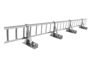 Komplet Płotek 2m/15cm 4 uchwyty ocynk do rąbka