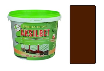 Farba Aksilbet do betonu ogrodzeń 1L brąz jasny