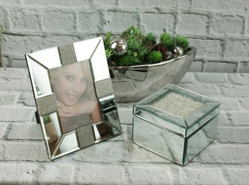 Зеркальная стеклянная шкатулка ПОДАРОК ​​DEcodomi