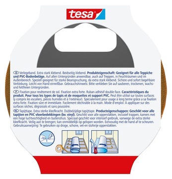TESA Taśma dwustronna do wykładzin 50/5 05670