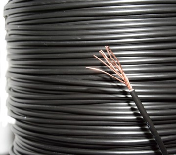Kabel Przewód LY, H07V-R 6 mm2 czarny 100m