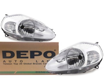 DEPO REFLEKTOR PRZEDNI L+P FIAT PUNTO GRANDE