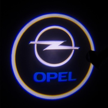 Голограмма Opel Insignia со светодиодным логотипом в дверях