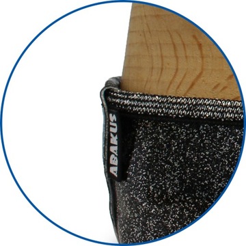 BALETKI BROKATOWE - CZARNE / ROZM. 35 ABAKUS