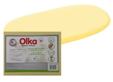 OLKA Prześcieradło do wózka jersey 35x75 żółte