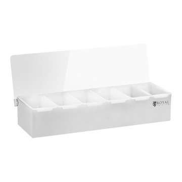 КОНТЕЙНЕР BARTMAN, ПРОЗРАЧНАЯ КРЫШКА, 6 ВСТАВОК