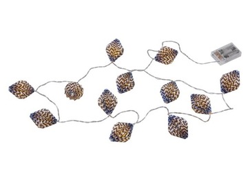Łańcuch świetlny LED baterie girlanda 210 cm