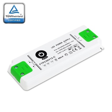 БЛОК ПИТАНИЯ СВЕТОДИОДОВ Трансформатор для светодиодов 12 В 50 Вт, сертификат TUV