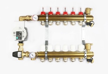 РАСПРЕДЕЛИТЕЛЬ НА 10 СМЕШЕЙ НАПОЛЬНЫЙ БЛОК ESBE AFRISOA UPM3