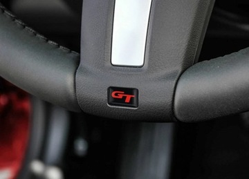 ЛОГОТИП Эмблема 3D GT салон на руле 18х11мм