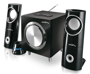 GŁOŚNIKI KOMPUTEROWE 2.1 Bluetooth USB SD FM JACK