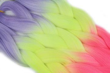 СИНТЕТИЧЕСКИЕ волосы для наращивания косичек в стиле омбре.