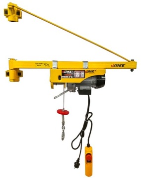 WYCIĄGARKA ELEKTRYCZNA BUDOWLANA 230V WCIĄGARKA LINOWA NA LINĘ 600KG 1050W