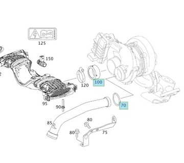 ПРОКЛАДКА МАСЛЯНОГО ОХЛАДИТЕЛЯ MERCEDES 3.0 V6 OM642